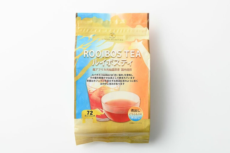 ルイボスティ 1,070円(72パック入、税込)。