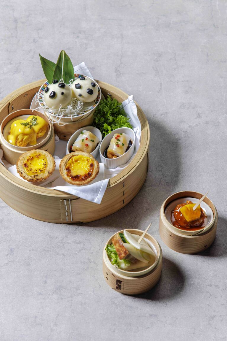 龍天門の飲茶アフタヌーンティー。