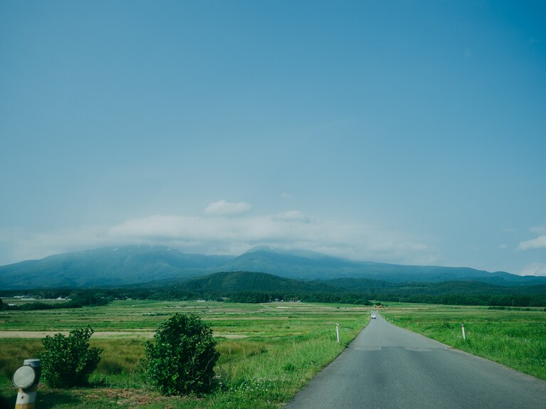 豊かな自然に恵まれた、「亀の尾」の発祥の地・山形県庄内地域。（photo：Ayumi Mineoka）