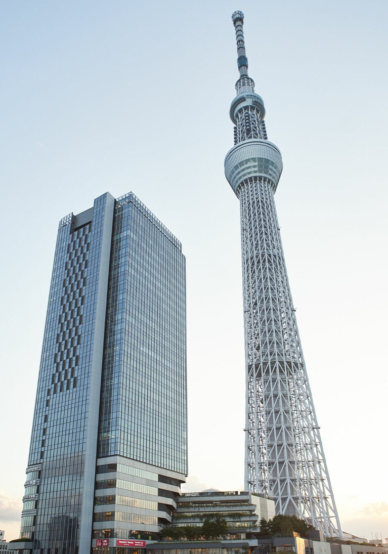 高さ634mの東京スカイツリー。