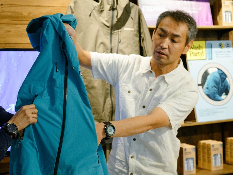 パタゴニアが開催した「Wash Party」の様子。