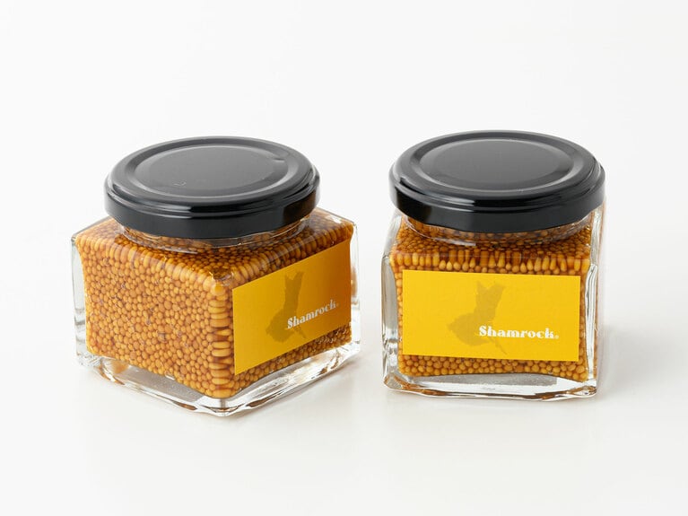 【茨城県】Shamrock粒マスタードnatto 各100g 1,512円／Here and There