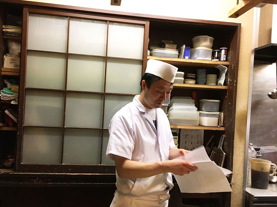 兪明さん(43歳)は日本料理、特に出汁とつゆにほれ込んでしまった。