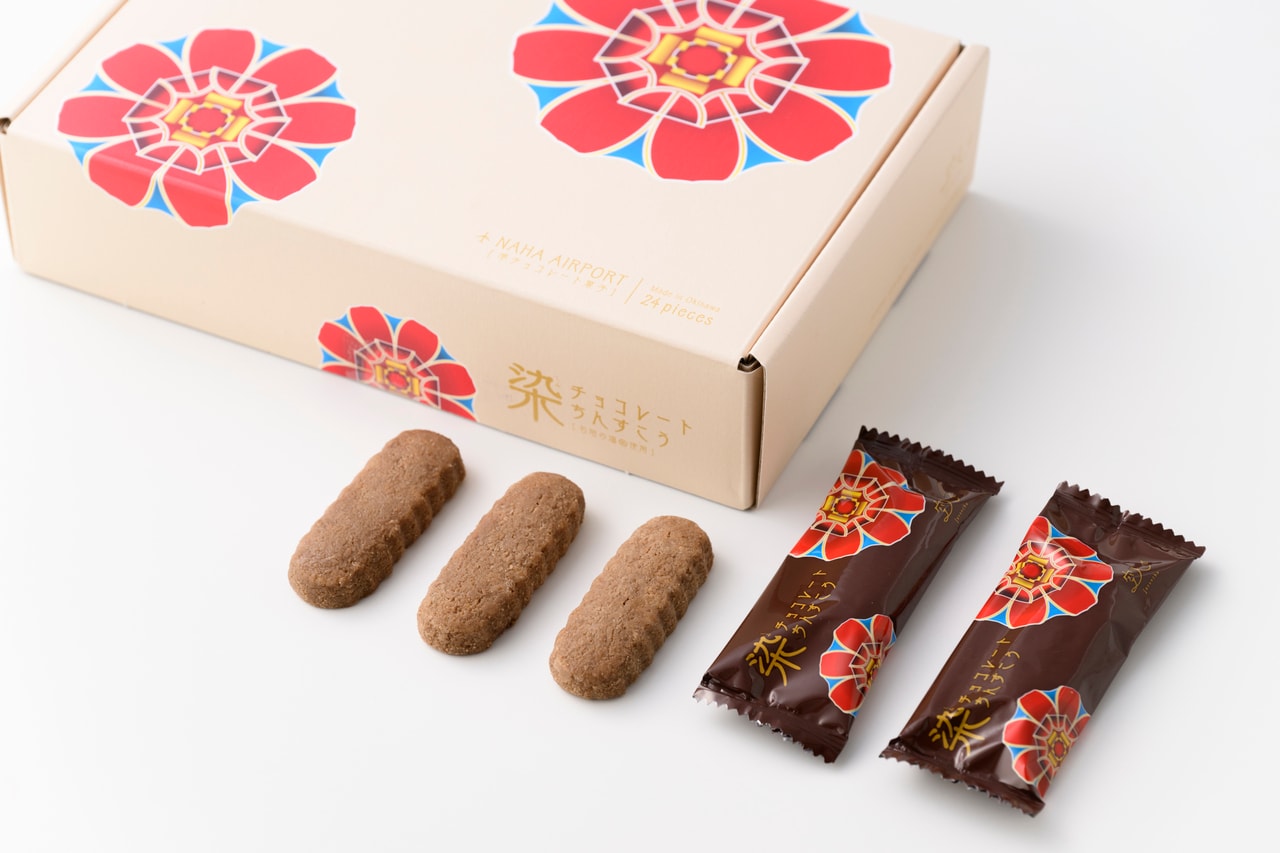 染みチョコレートちんすこう 2,300円（24個入り）。