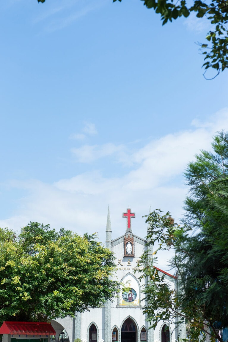 羅東聖母升天堂は羅東エリアで最大のカトリック教会。
