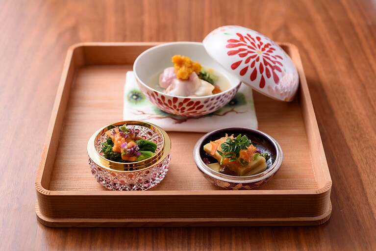 ふふ 日光［栃木／田母沢温泉］日本料理「節中」料理イメージ。