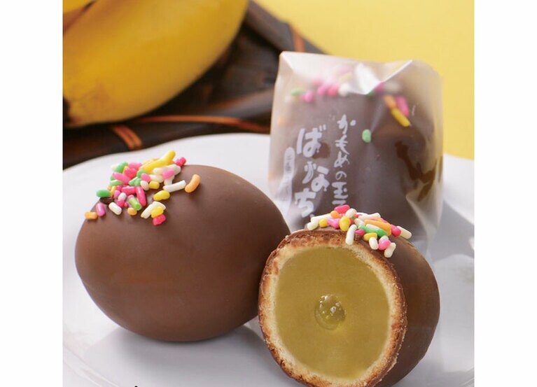 【特別賞】［北東北エリア］さいとう製菓「かもめの玉子 ばなちょ」(3個入り)480円。