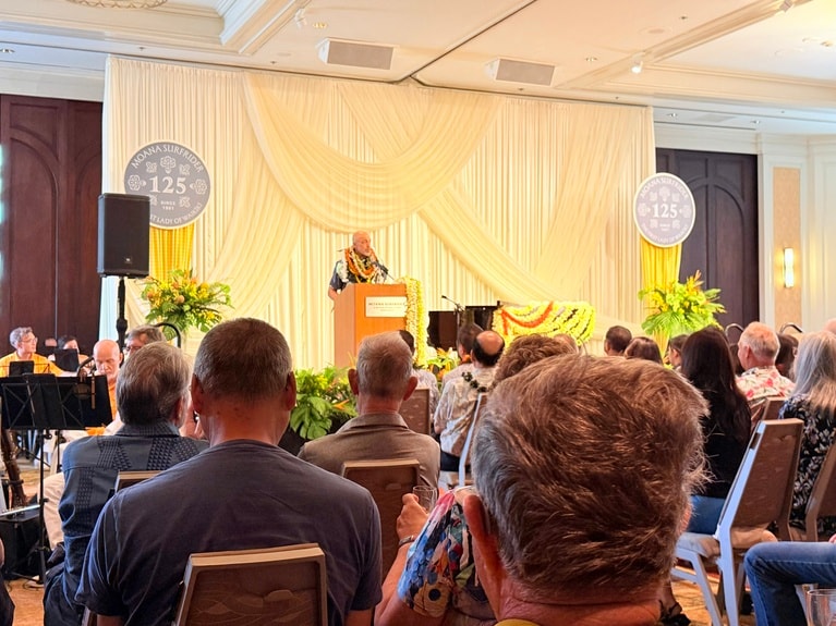 総支配人トーマス・フォーティ氏による挨拶。