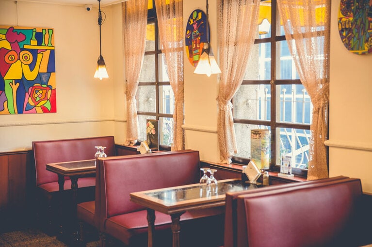 明星咖啡館(ミンシンガーフェイグァン)店内。