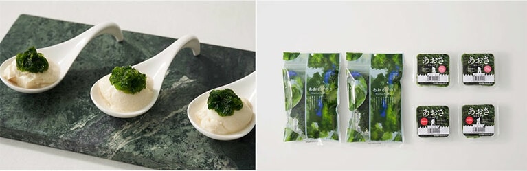 マルリフーズのあおさの食べ比べセット。