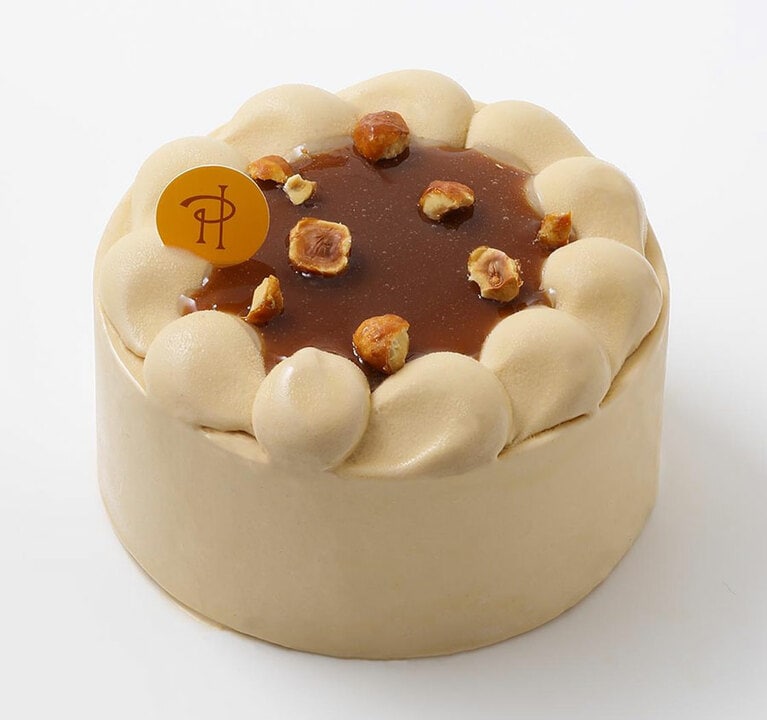 アントルメ グラッセ アンフィニマン プラリネ ノワゼット 直径13cm 6,750円(税・送料込)。