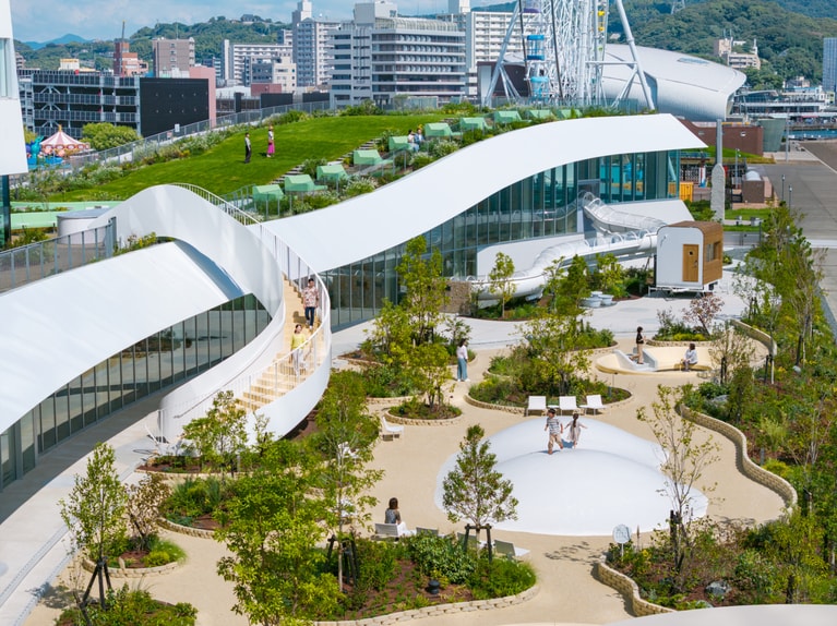 ふぐビーチ全景。