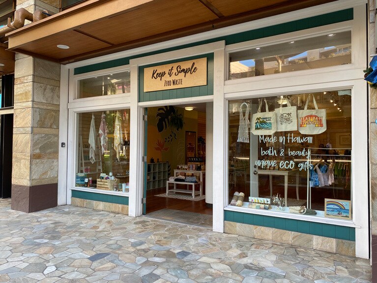 ワイキキビーチウォーク内にオープンしたショップ。
