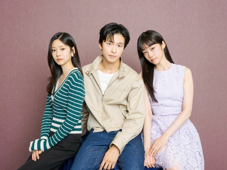 左から：キム・ミンジュさん、ホン・ギョンさん、ノ・ユンソさん。