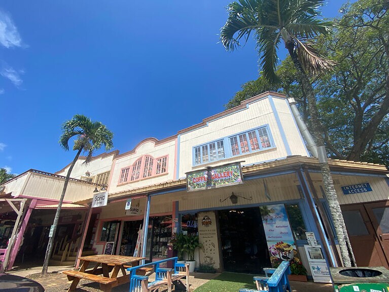 ノースショアマーケットプレイスは駐車場もあり、ショッピングにもGOOD。