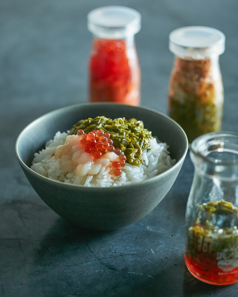 瓶ドン 浜ノ宝 3本セット 80g×3本 3,500円／浄土ヶ浜パークホテル