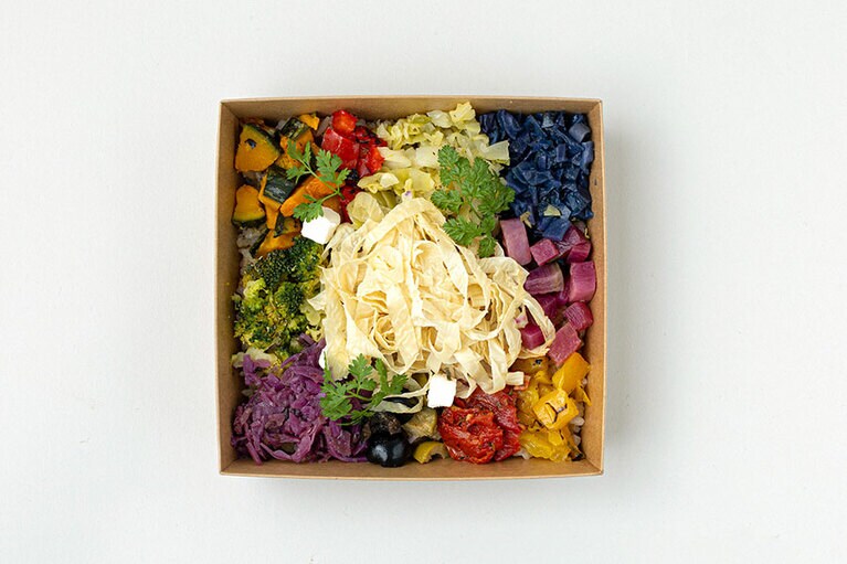 生湯葉とやさいちらし 1,188円。