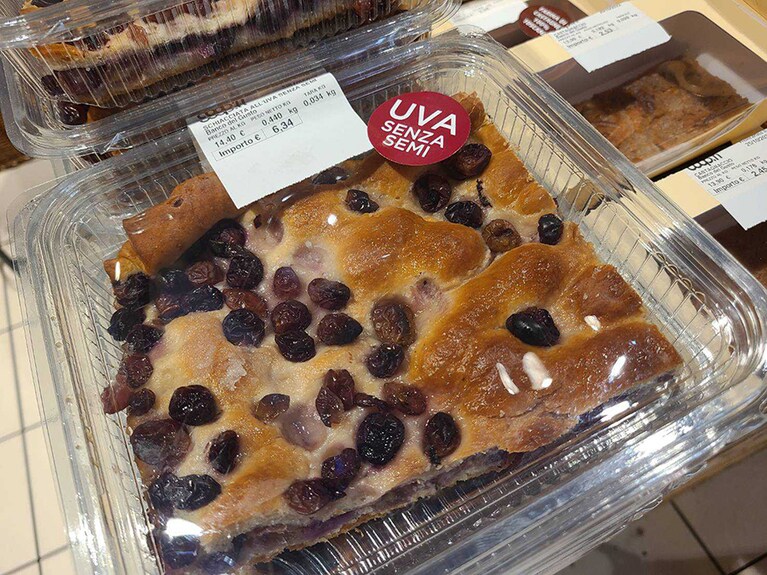 「種無し」のマークのスキアッチャータ。