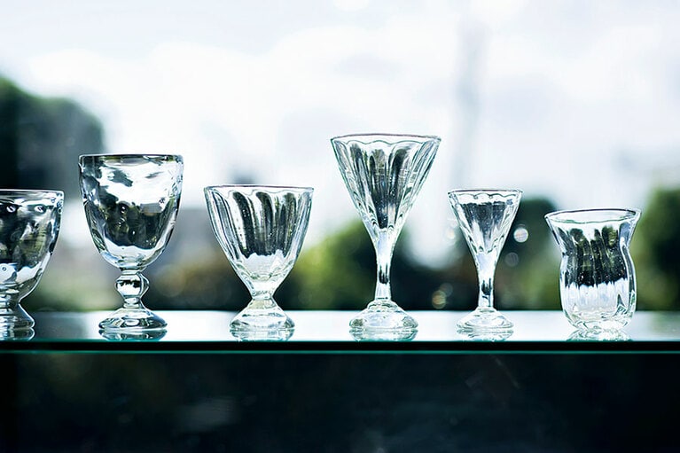 自分の手に馴染む一品を。おおやぶさん作グラス各種 3,400円～。