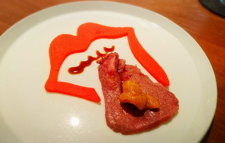 まるでローリングストーンズ！　プラス500円でオーダーできる。