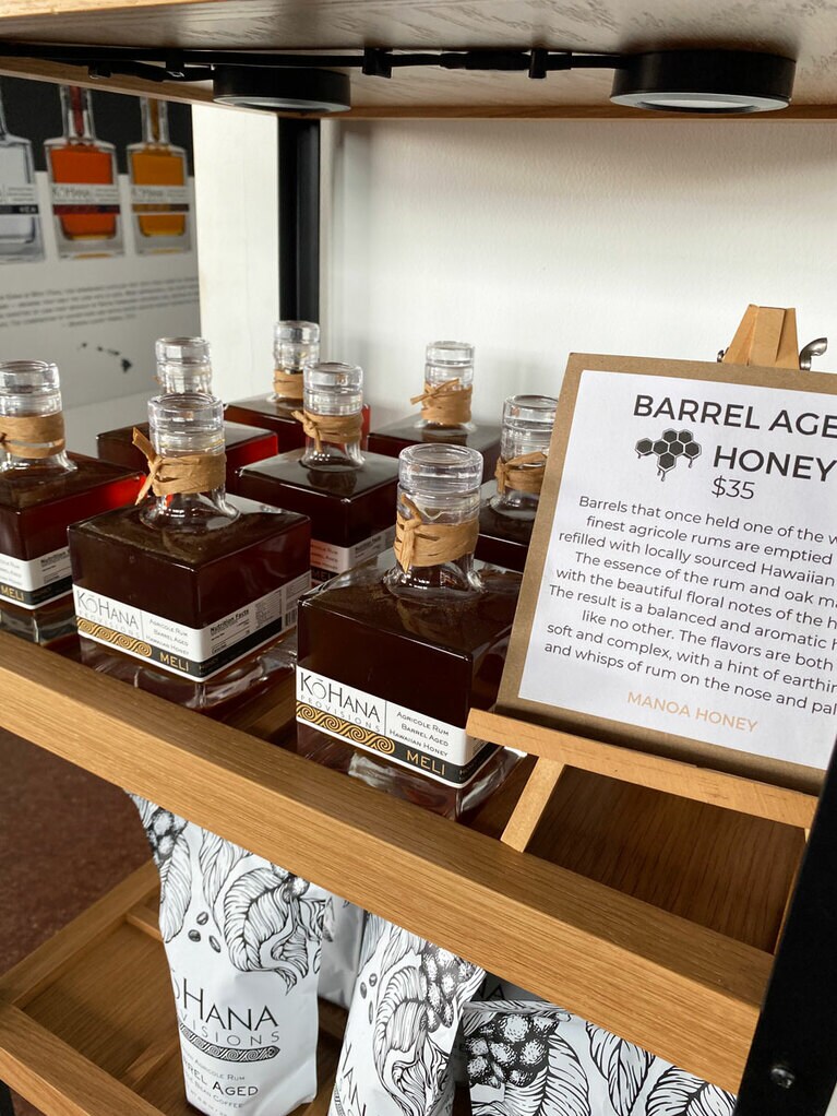 はちみちはラム酒の香りにより、濃厚さが増しています。35ドル。