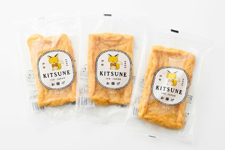 KITSUNE 1枚入り 330円／町家とうふ