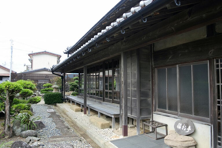 レストラン「みなも」の外観。1コースのみのイタリアンです。