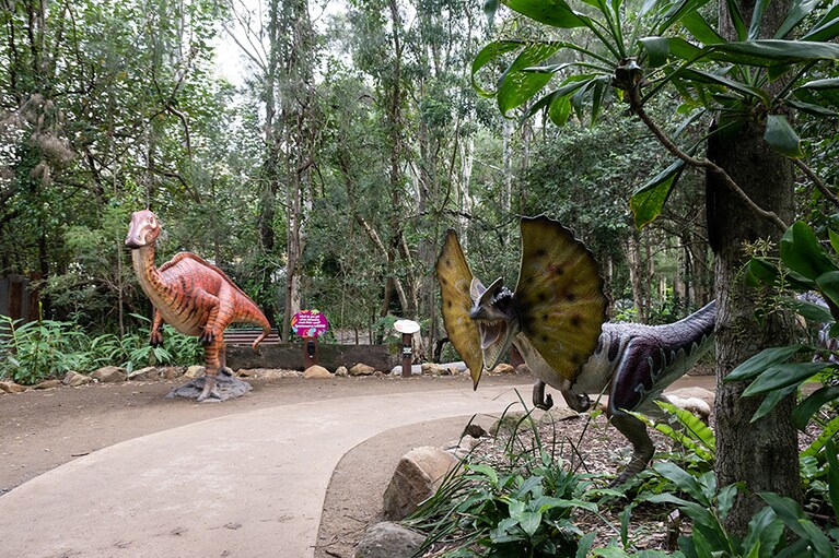 子どもから大人まで楽しめる演出が園内の随所に。