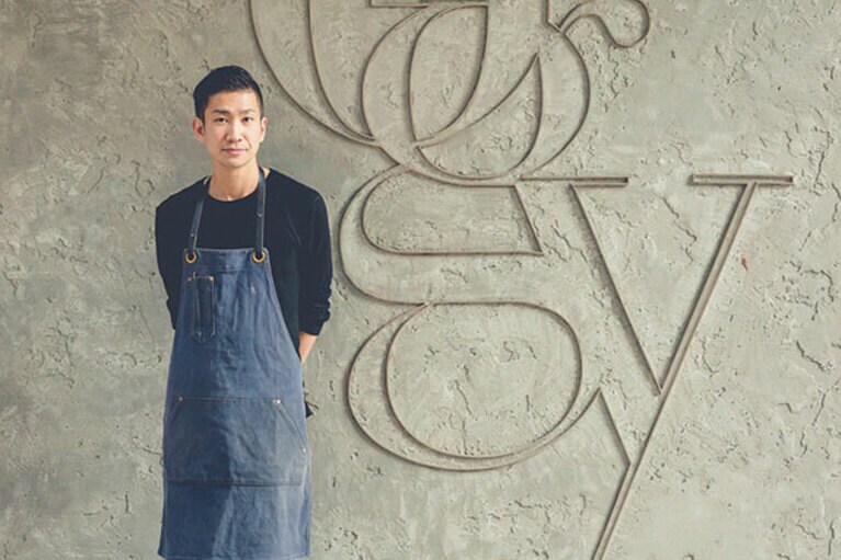 田原諒悟シェフ。東京「フロリレージュ」でスーシェフを務めた。