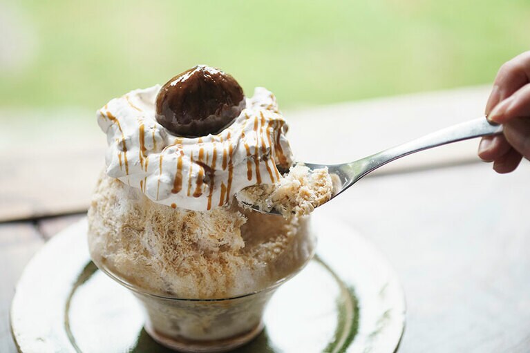 「笠間の栗とキャラメルマロンクリーム」。