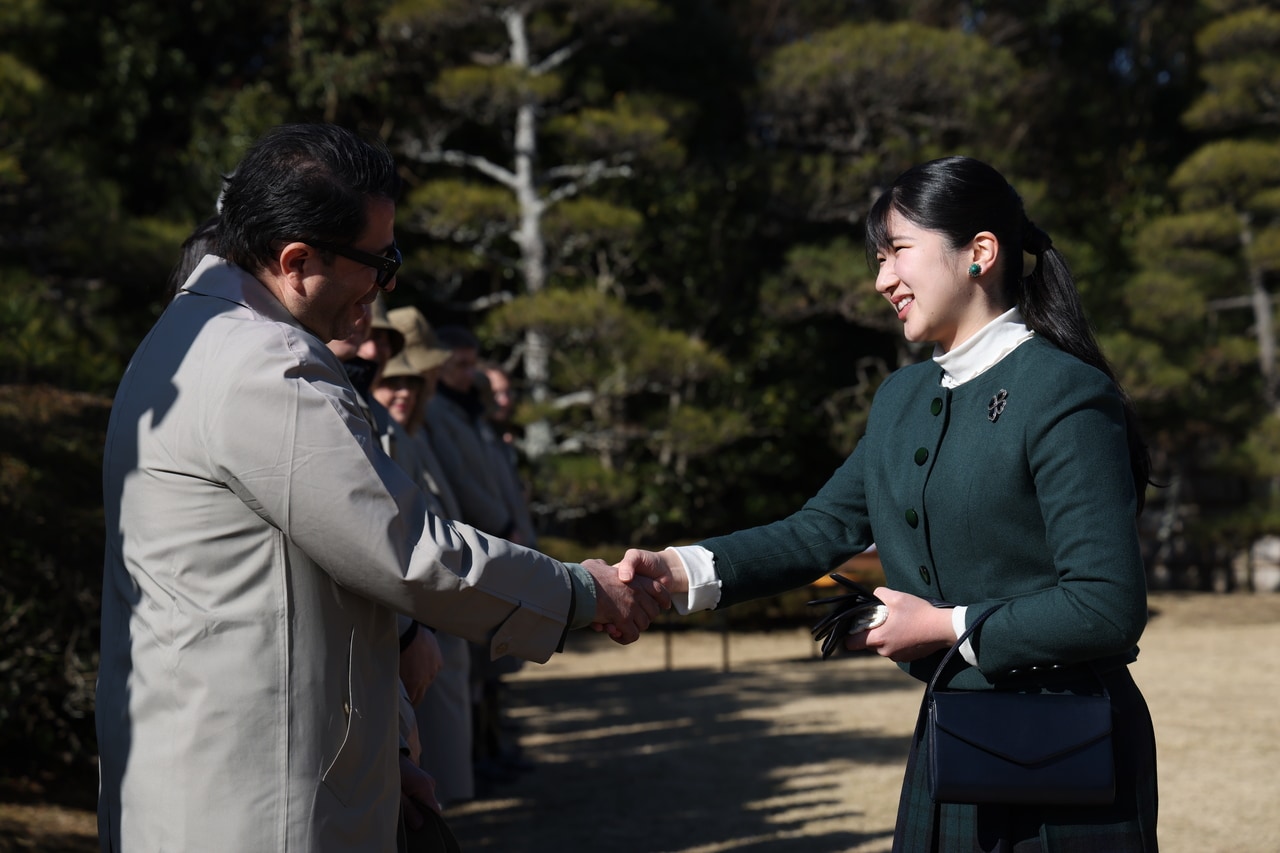 2025年2月14日 外交団接遇行事(鴨場)。©JMPA