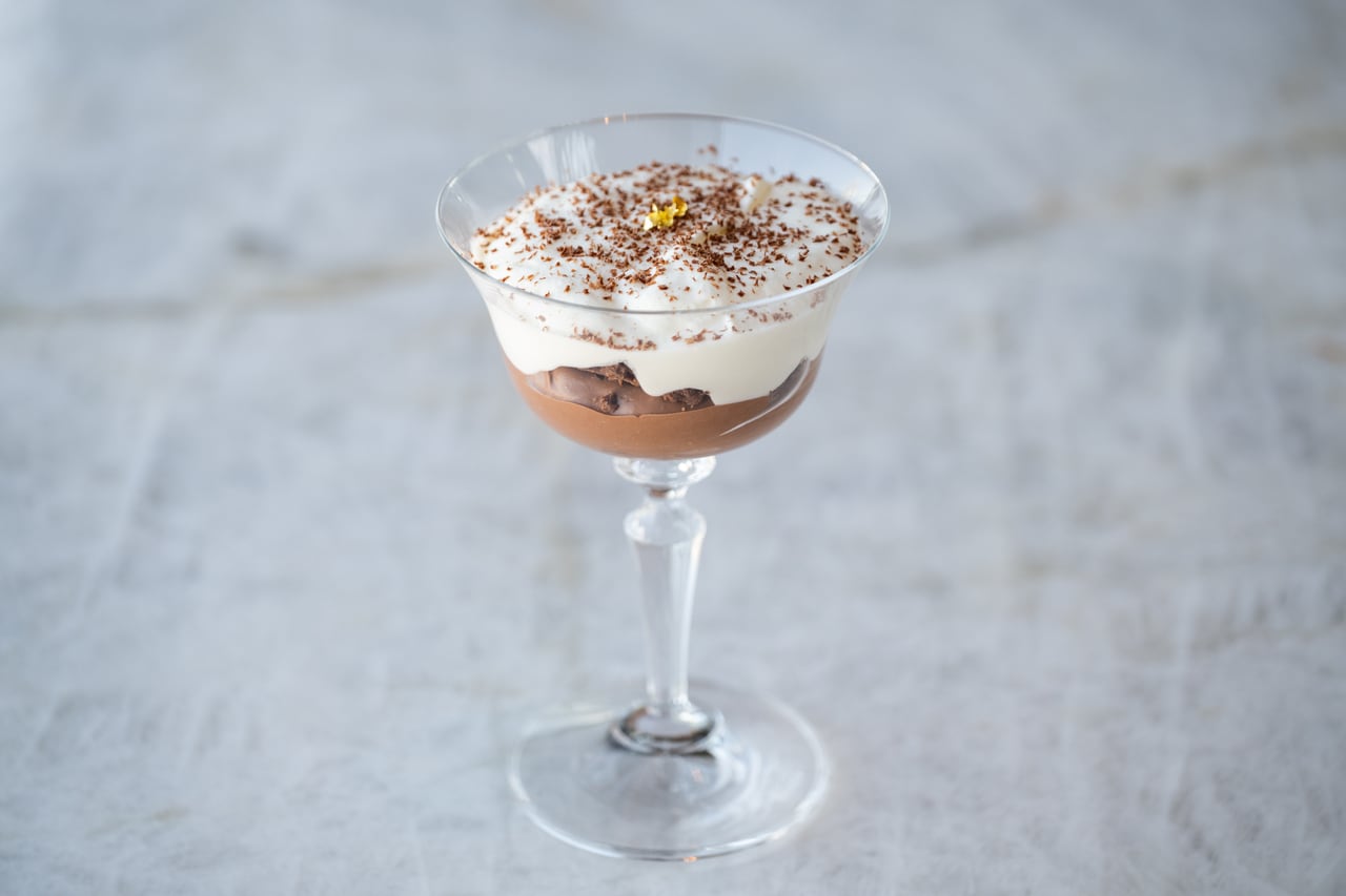 「チョコレートサブレ コーヒーパルフェ」。