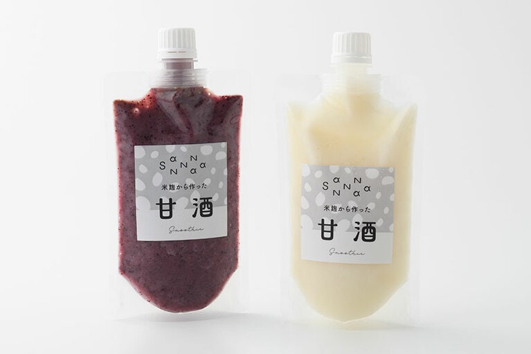 三七味噌「甘酒スムージー」各200ml 400円／福井県