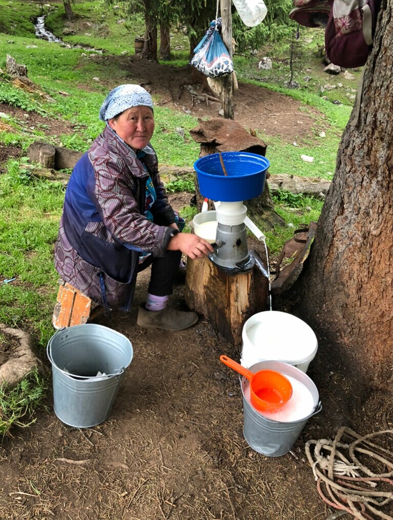 帰り道に会ったおばあちゃん。