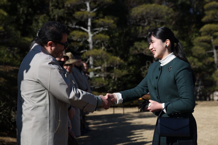 2025年2月14日　外交団接遇行事（鴨場）。©JMPA