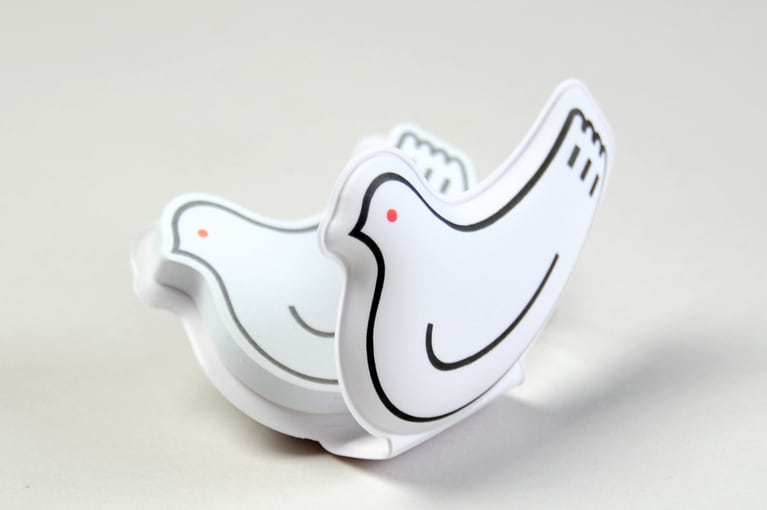 鳩っといって もふもふVer.　40枚入り 800円。