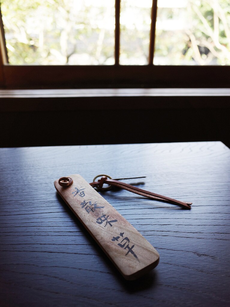 「洛味荘」と旧館の客室には梅にまつわる名前がつけられている。