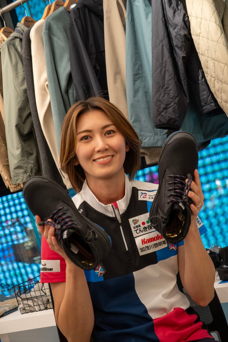 東京・原宿の旗艦店COLUMBIA TOKYO FLAGSHIPで開かれたイベントの様子。