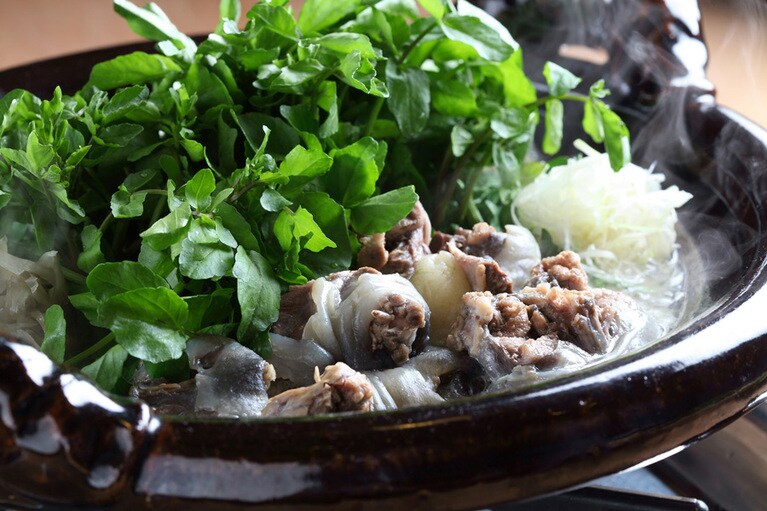 由布院玉の湯［大分／由布院温泉］コラーゲンたっぷりのすっぽん鍋。