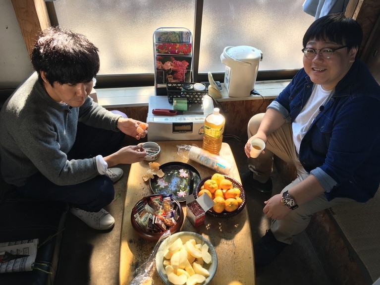 タイムマシーン3号のおふたり。