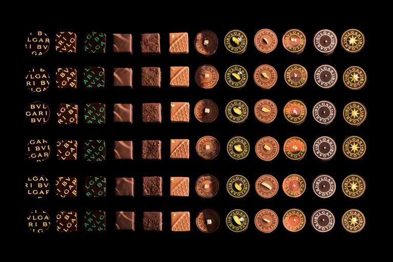 「ブルガリ ギンザ ドルチ ブティック」の「チョコレート・ジェムズ」。