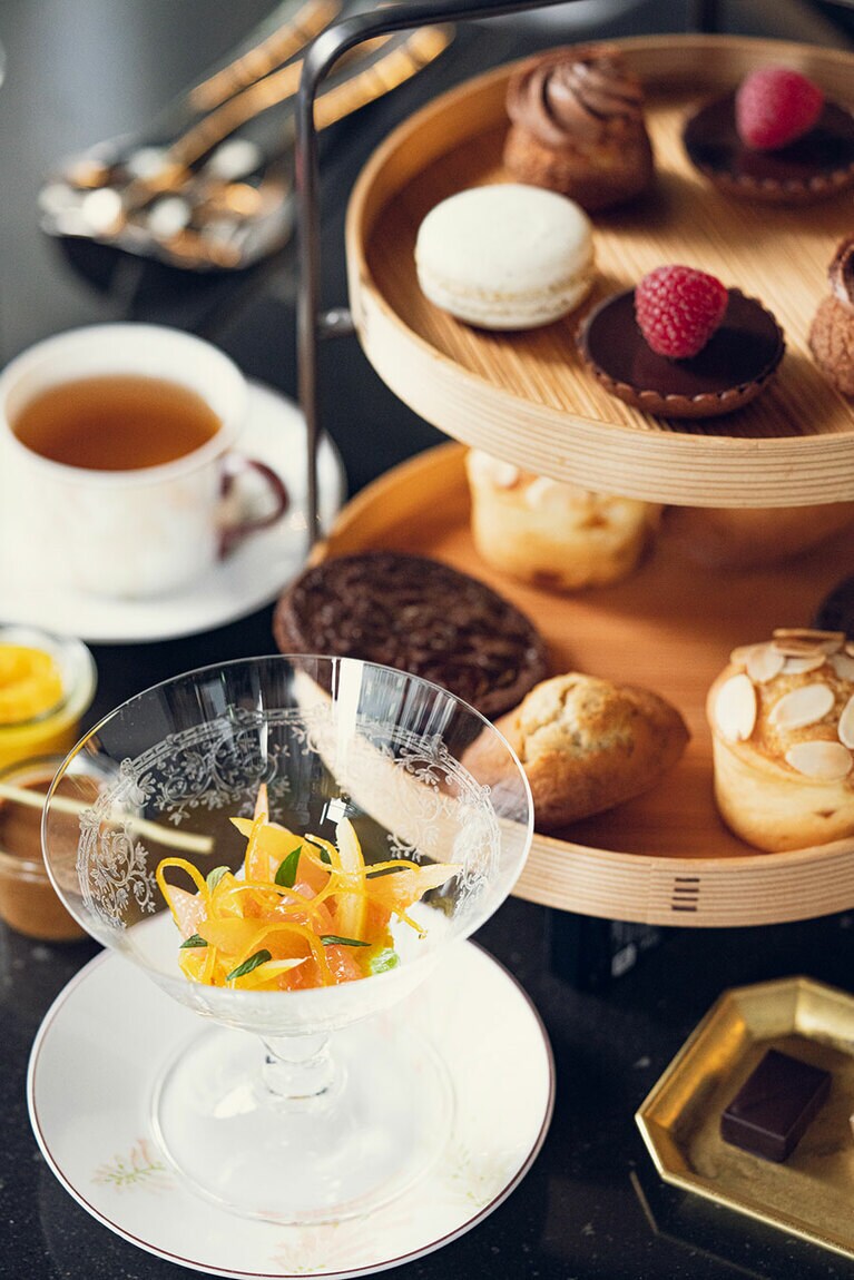 ル・サロン 1名 4,500円。写真は2名分。1名から予約可能。©Yusuke Kagayama