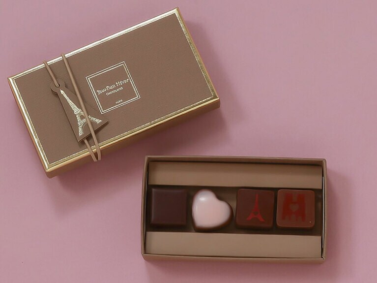 ボンボン ショコラ 4個 パリ フォーエバー。