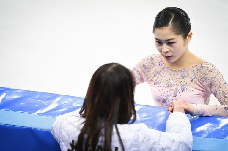 2018年平昌五輪での宮原知子さん　©JMPA