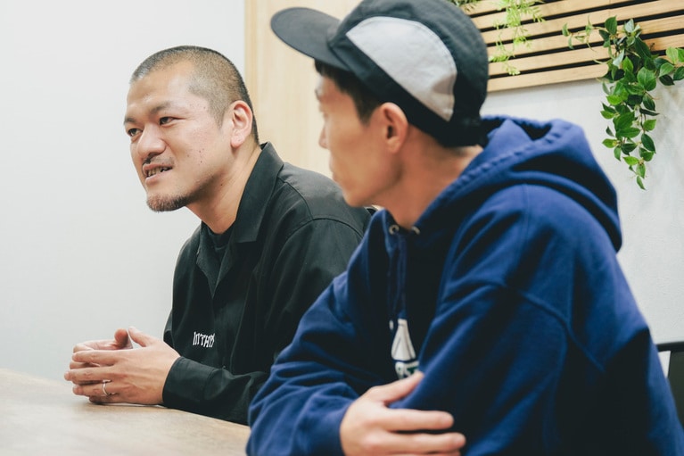 カミナリのおふたり。