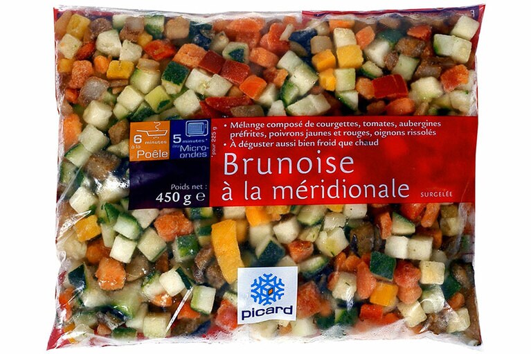 【第5位】南仏野菜の角切り(ズッキーニ、トマト、素揚げナス、素揚げオニオン、赤、黄パプリカ)430円。