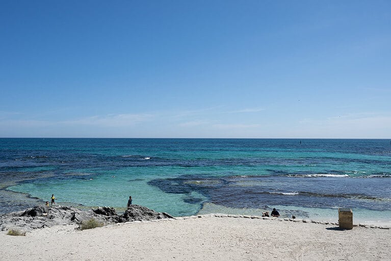 シュノーケリングも人気。