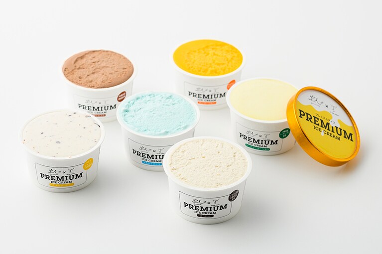 プレミアムアイス 各種417円～。