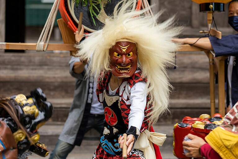 【新潟県】鬼太鼓。