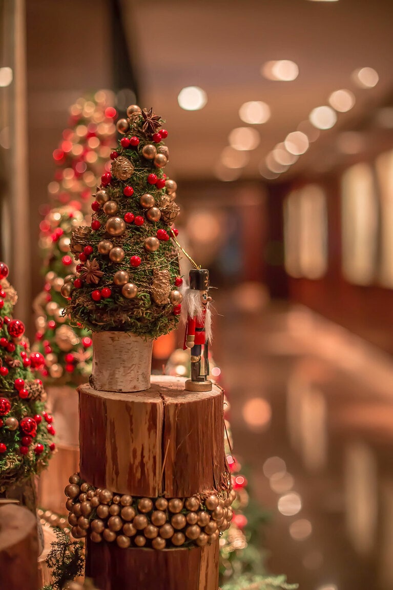 シャングリ・ラ 東京のクリスマスツリー。